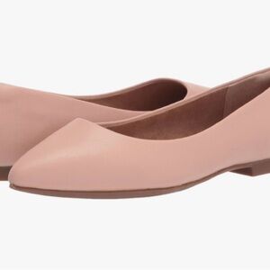 NWT Women's Blush Pointed Toe Ballet Flats, Size 9